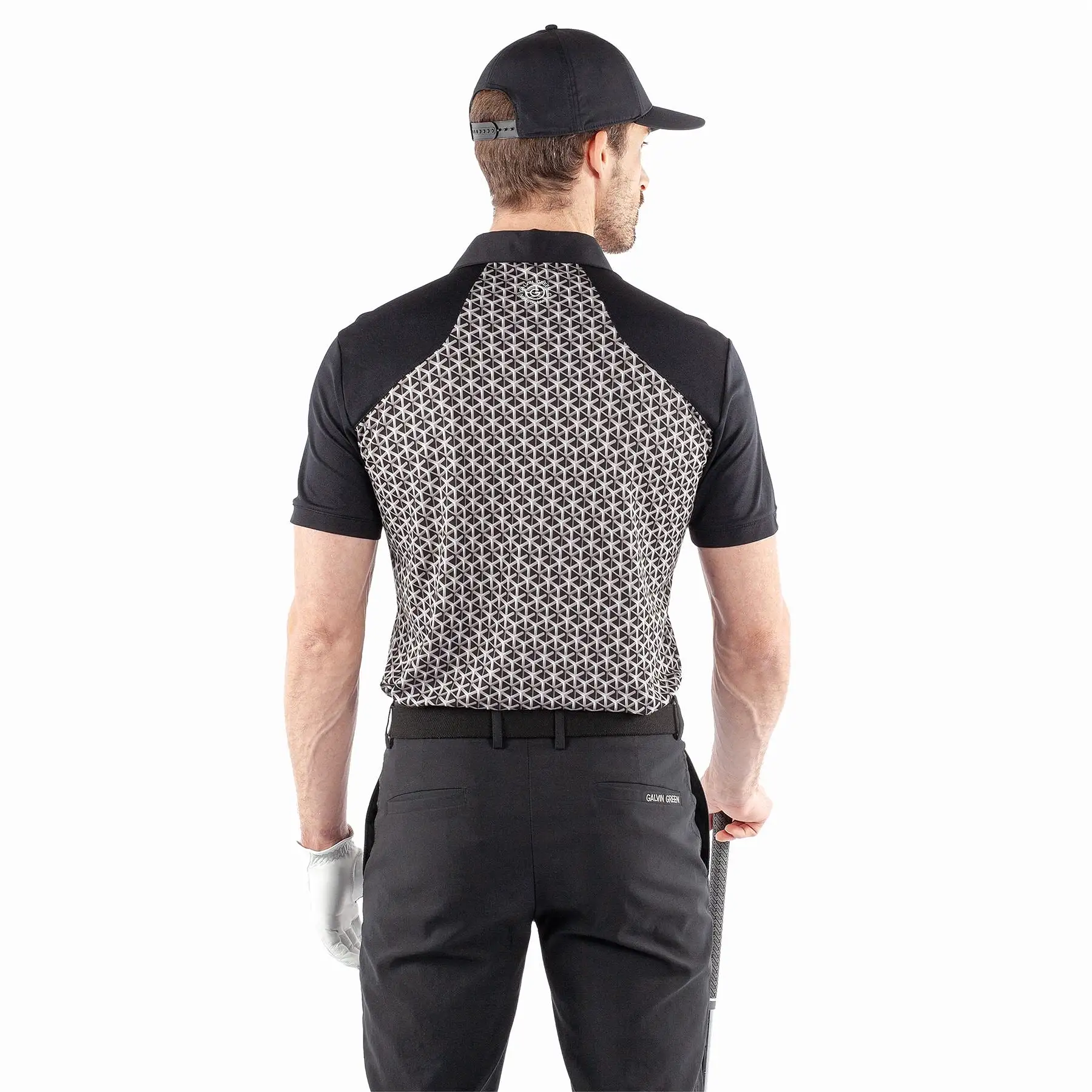 Mio Ventil8+ Printed Polo Sharkskin/Black - SS24