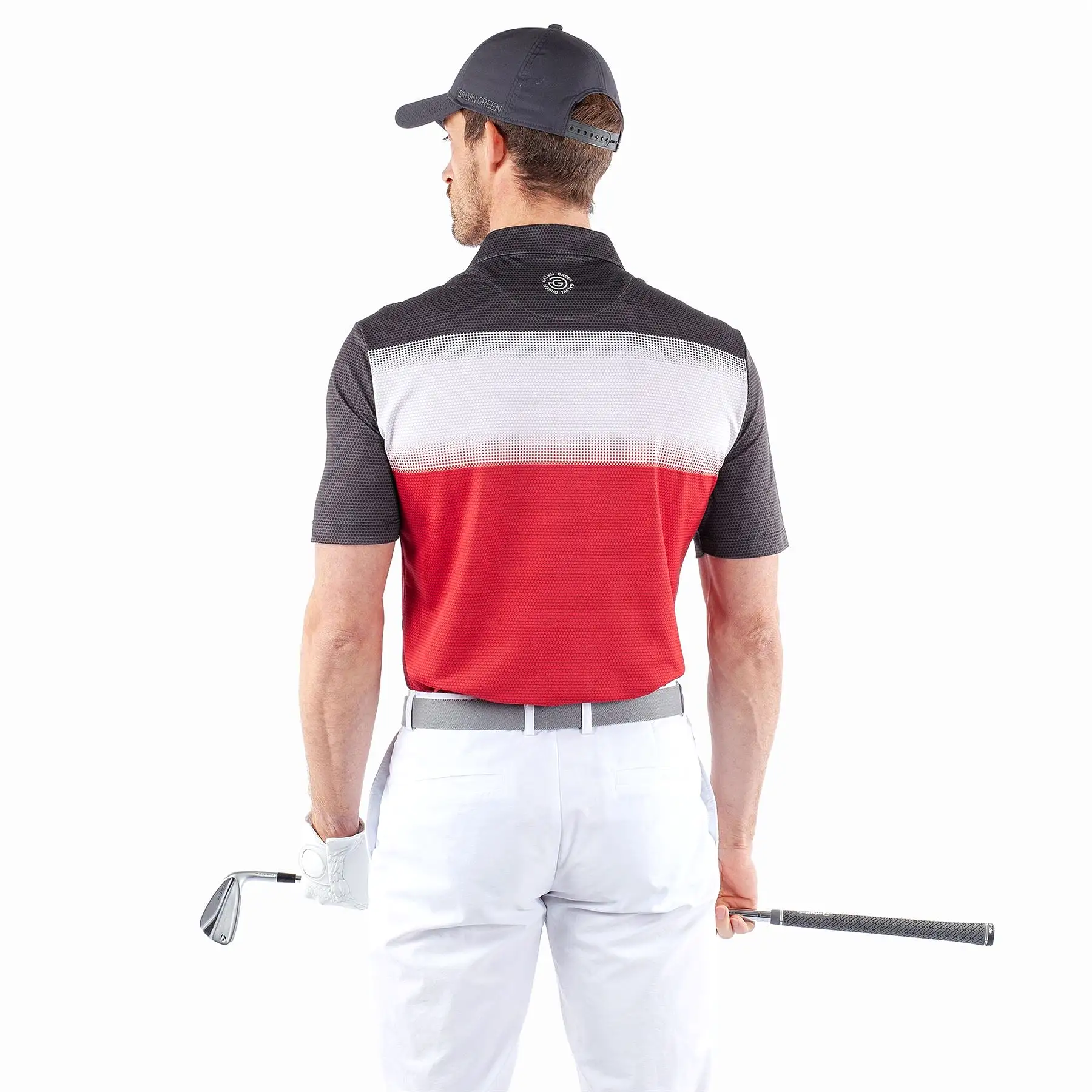 Mo Ventil8+ Regular Fit Polo Red/Black - SS24