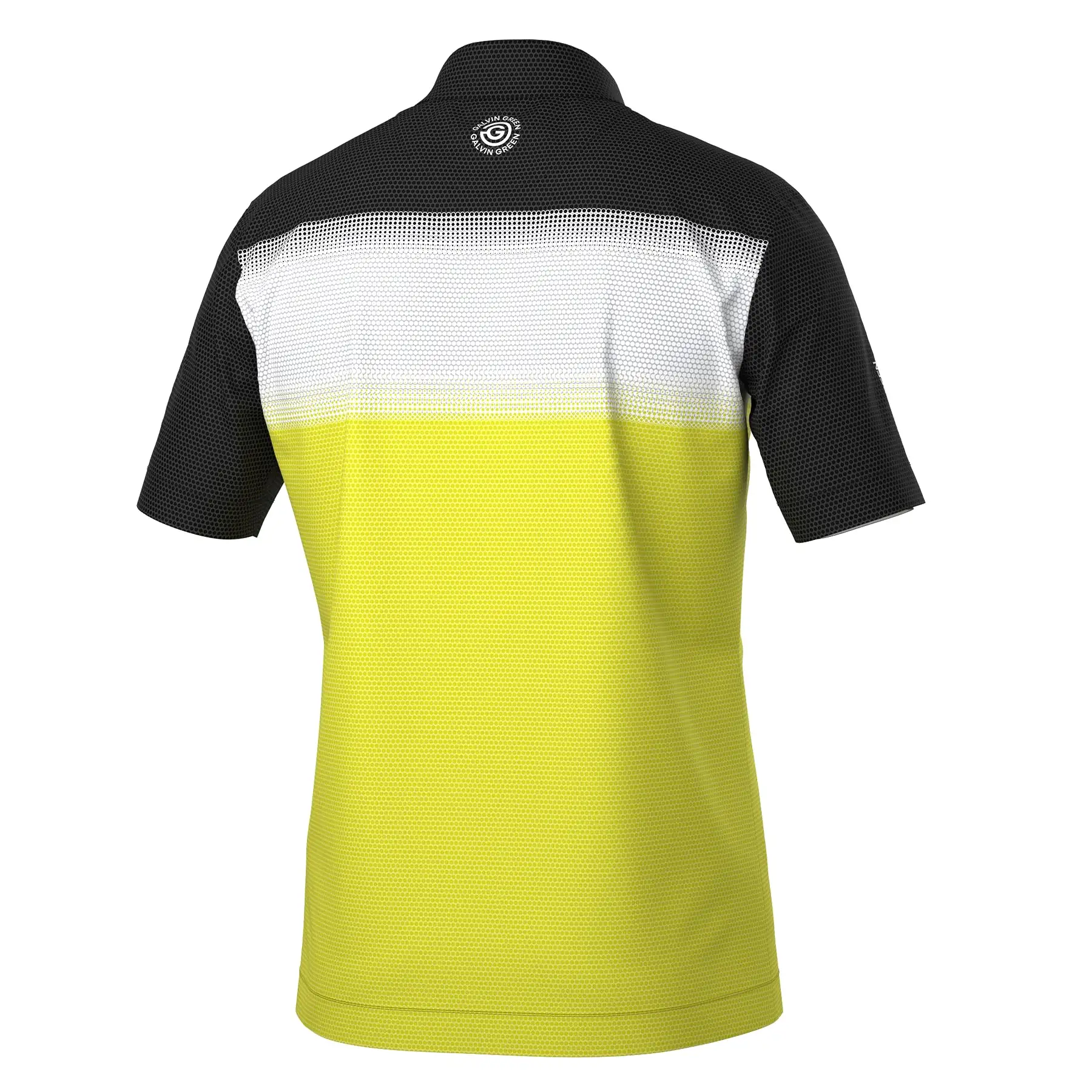 Mo Ventil8+ Regular Fit Polo Sunny Lime/Black - SS24