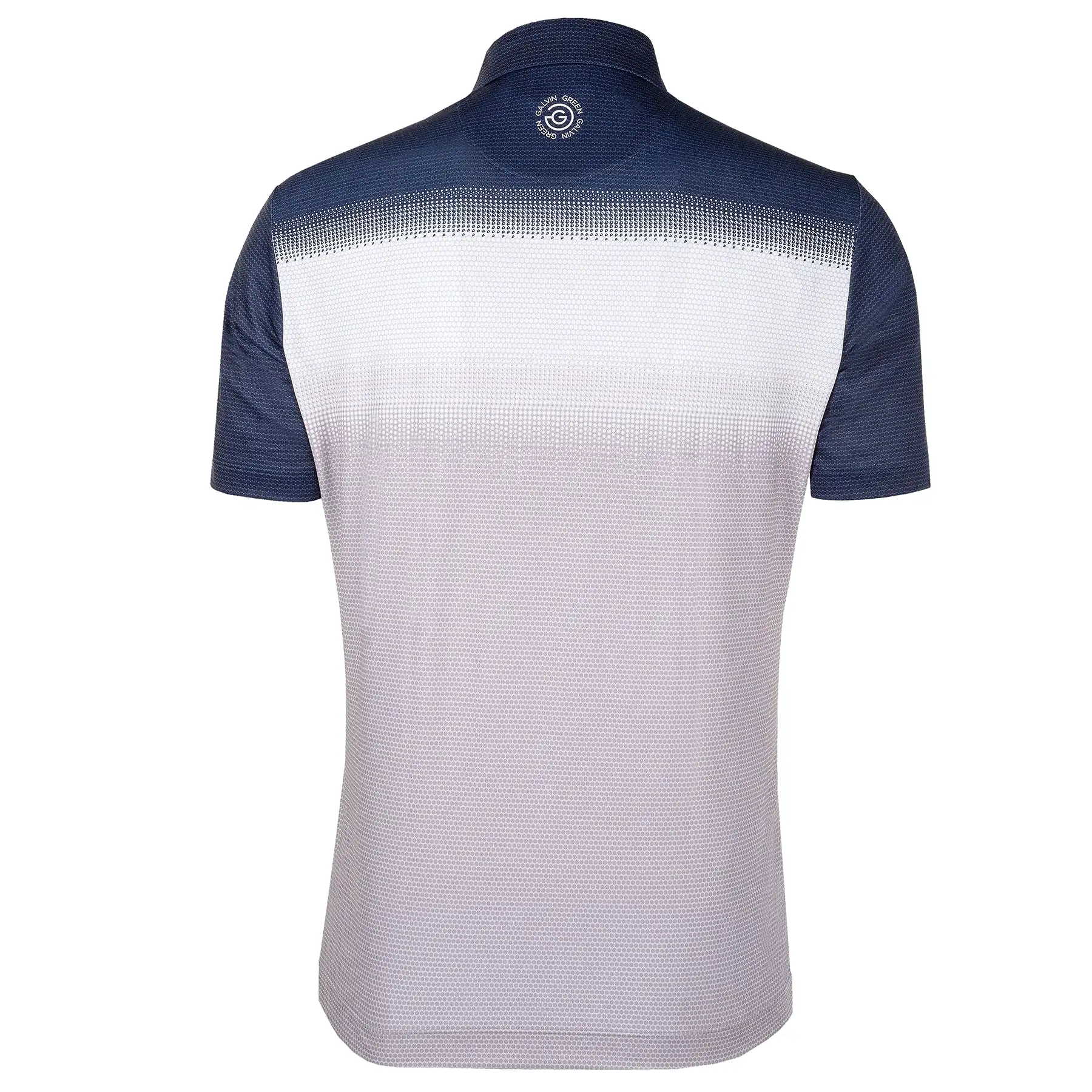 Mo Ventil8+ Stretch Regular Fit Polo Cool Grey/White/Navy - 2024