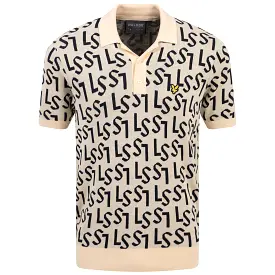 Monogram Knitted Polo Sand Dune - SS24