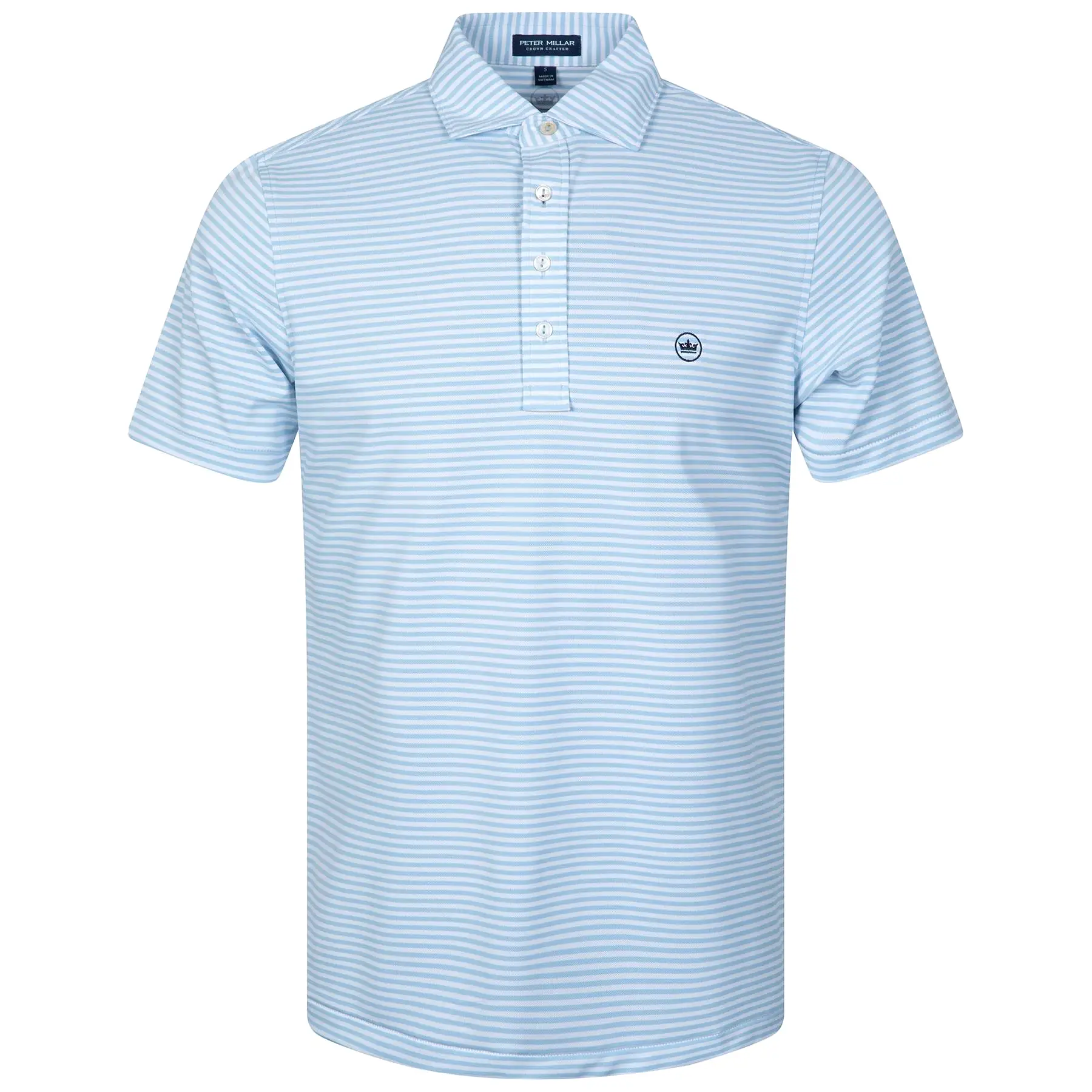 Mood Tailored Fit Performance Polo Blue Frost - 2024