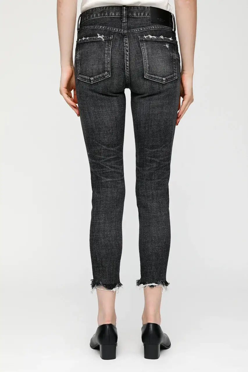 Moussy Vintage CHECOTAH SKINNY - BLACK