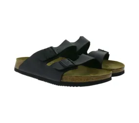 Mules de hombre BIRKENSTOCK Arizona Prof fabricados en Alemania ancho normal 1018222 negro