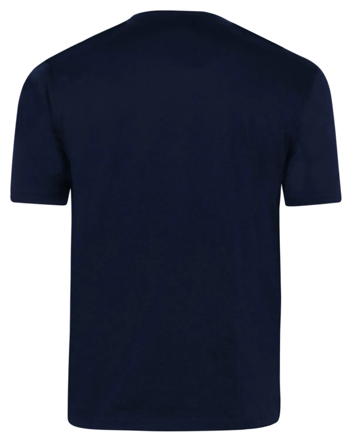 Navy Giza Cotton Short Sleeve T-Shirt