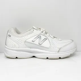 New Balance Womens 411 WW411WT White Casual Shoes Sneakers Size 6.5 D