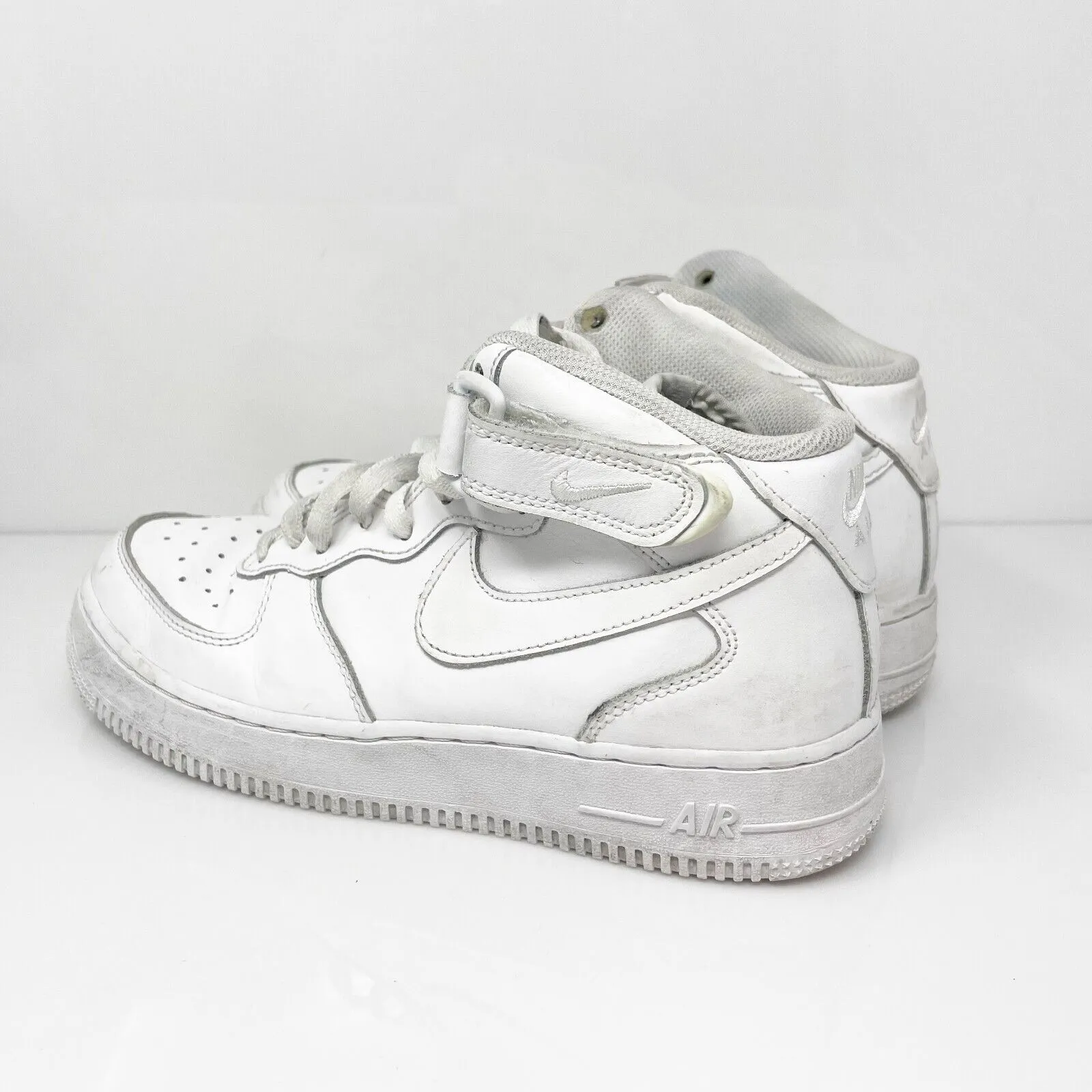 Nike Boys Air Force 1 Mid 314195-113 White Basketball Shoes Sneakers Size 6.5Y