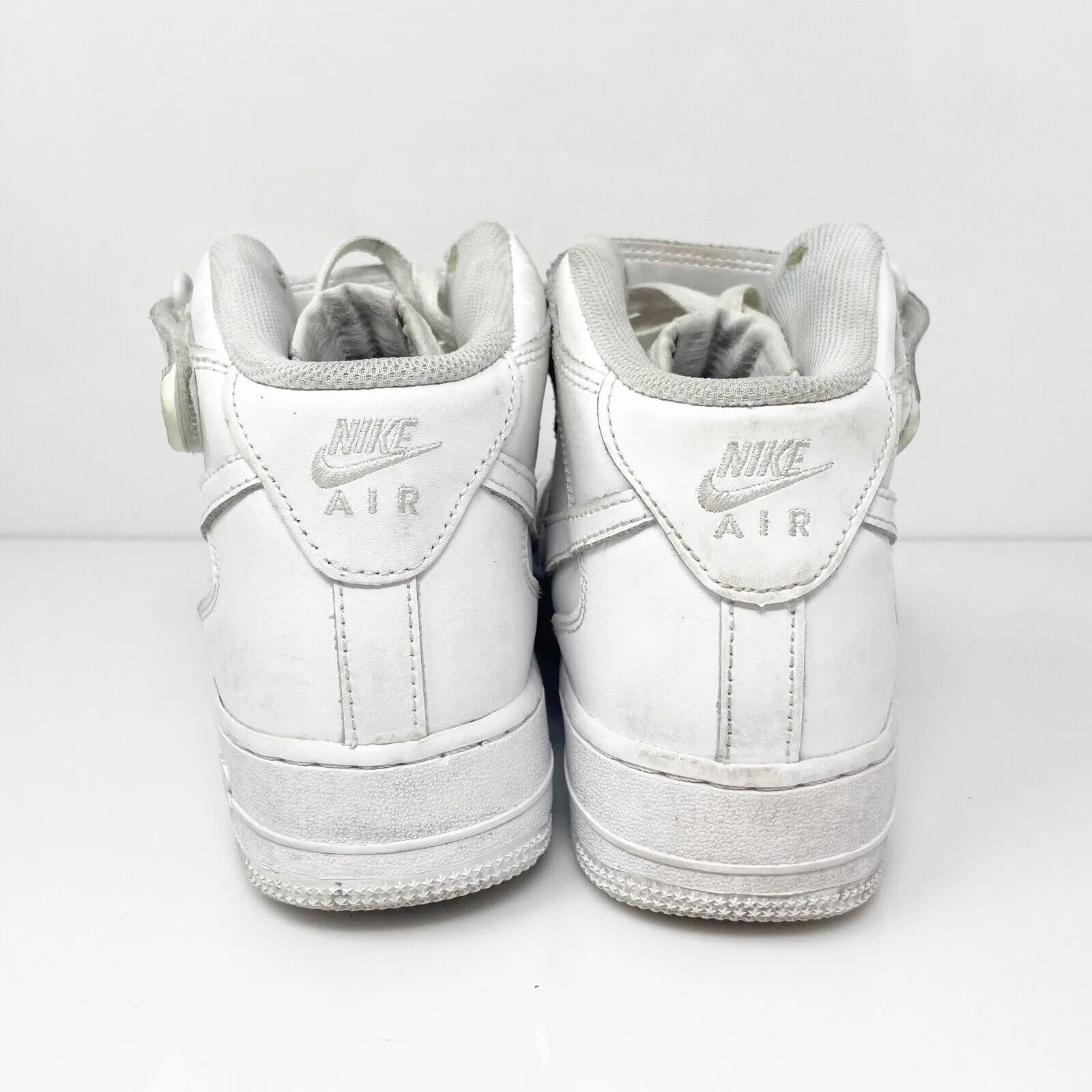 Nike Boys Air Force 1 Mid 314195-113 White Basketball Shoes Sneakers Size 6.5Y