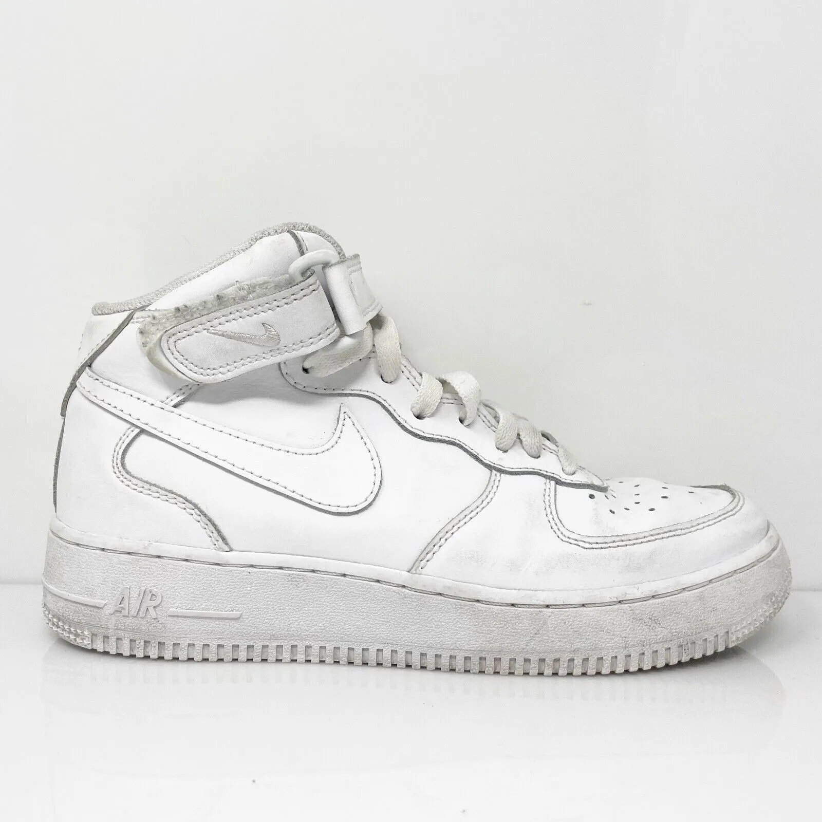 Nike Boys Air Force 1 Mid 314195-113 White Basketball Shoes Sneakers Size 6.5Y