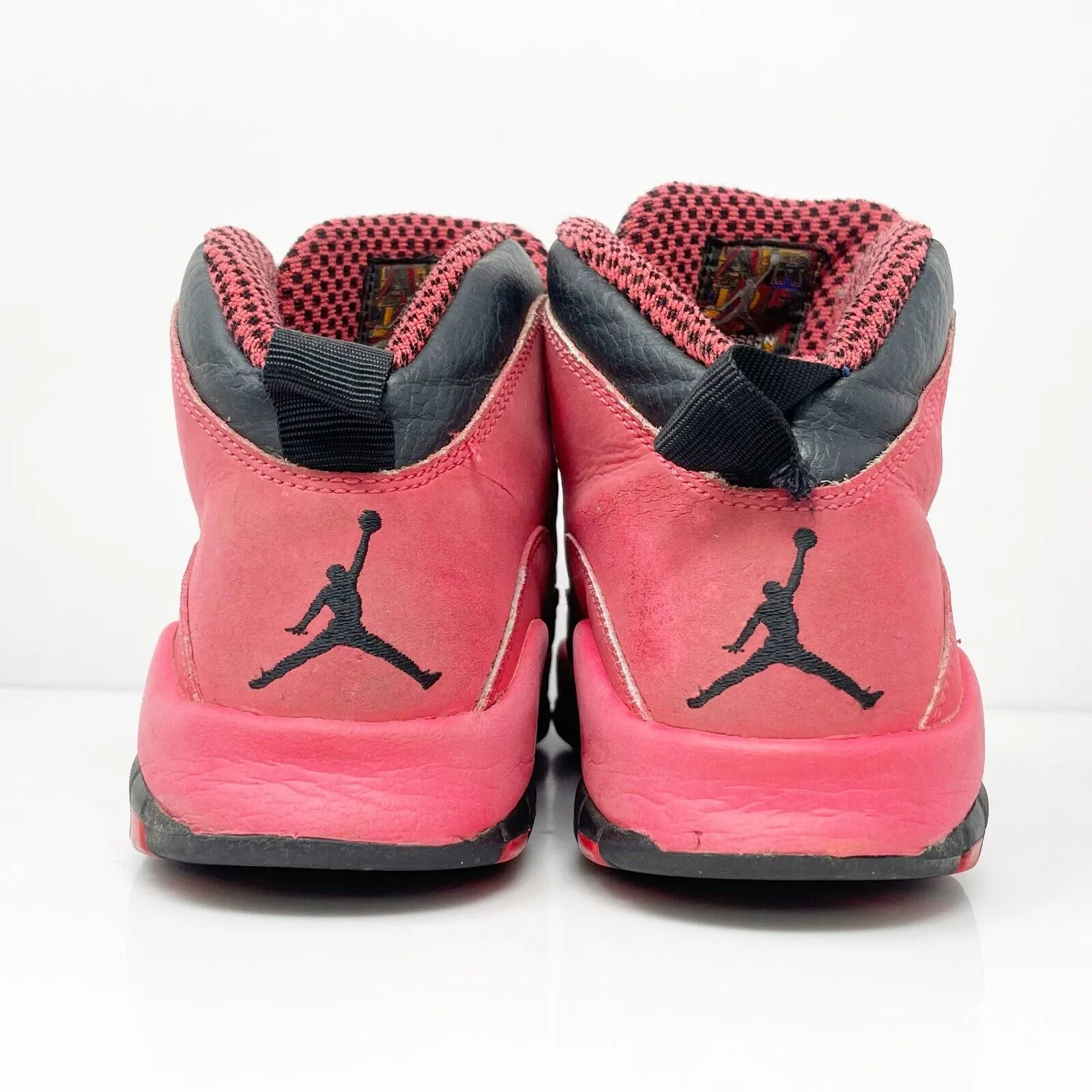 Nike Girls Air Jordan 10 487211-605 Red Basketball Shoes Sneakers Size 5Y