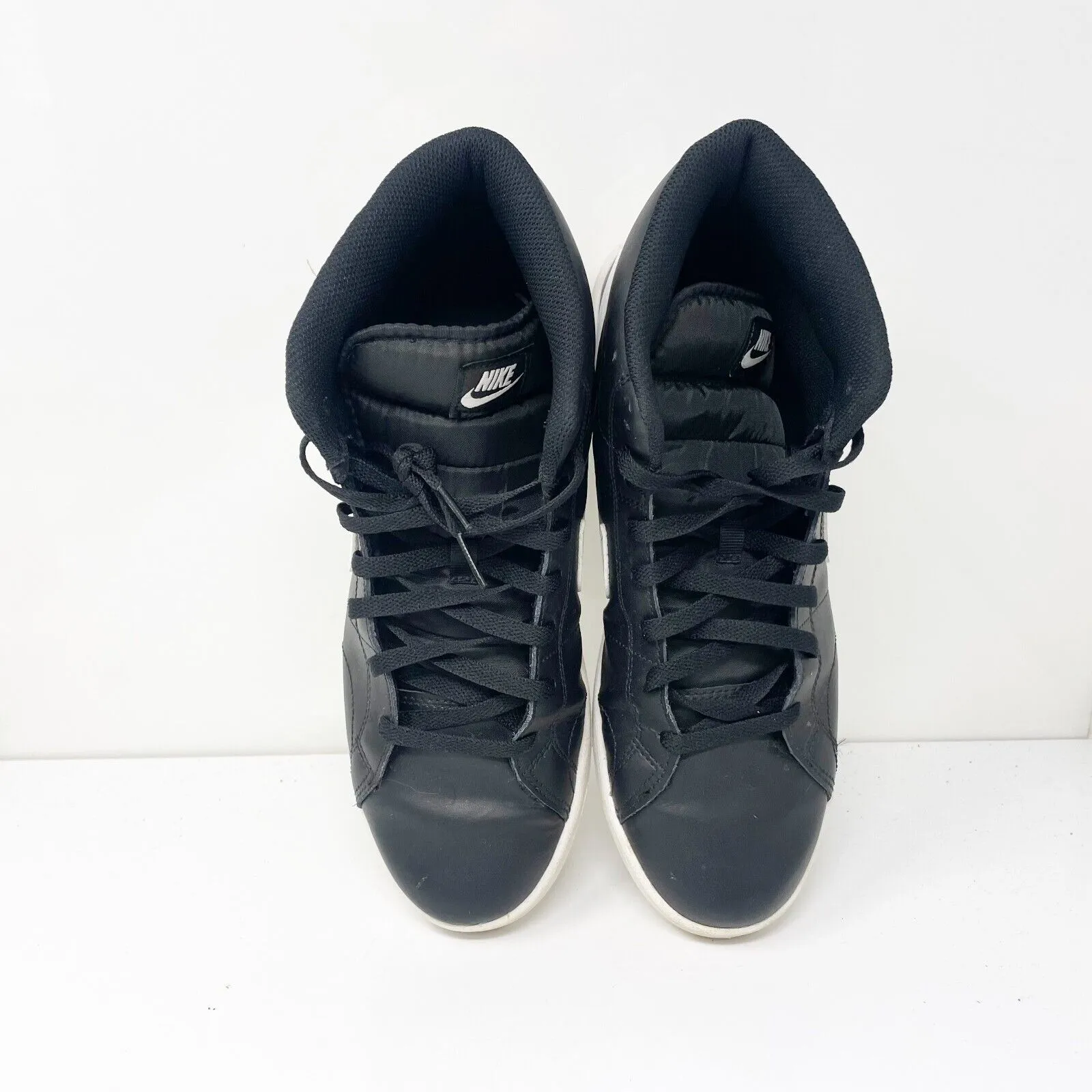 Nike Mens Court Royale 2 Mid CQ9179-001 Black Basketball Shoes Sneakers Sz 10.5