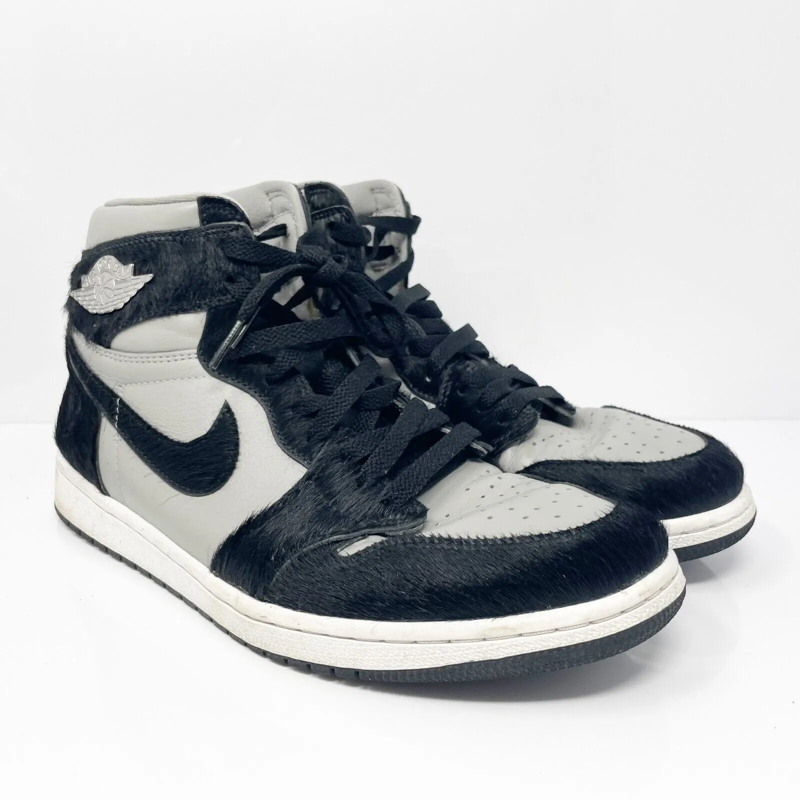 Nike Womens Air Jordan 1 DZ2523-001 Gray Basketball Shoes Sneakers Size 11