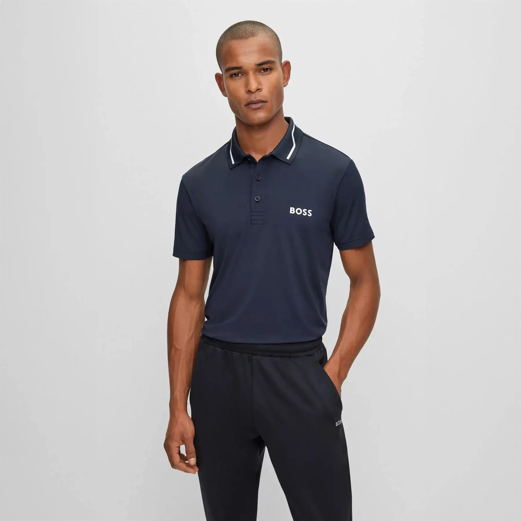 Paddytech Regular Fit Polo Dark Blue - W23