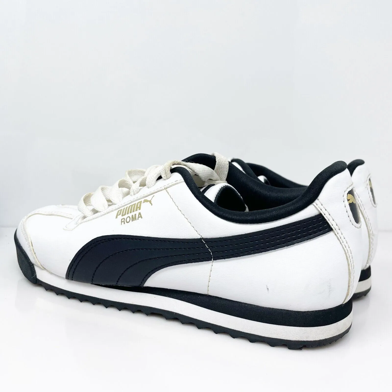 Puma Mens Roma Basic 353572-04 White Casual Shoes Sneakers Size 6.5