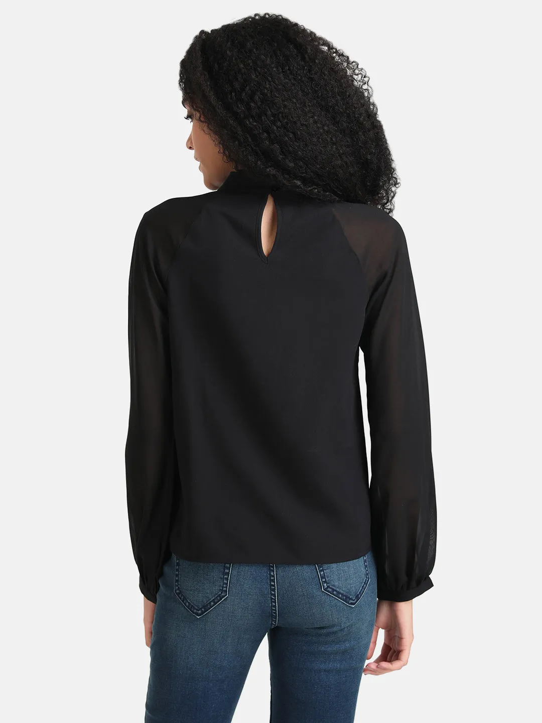 Raglan Sleeves Top With Embellishment