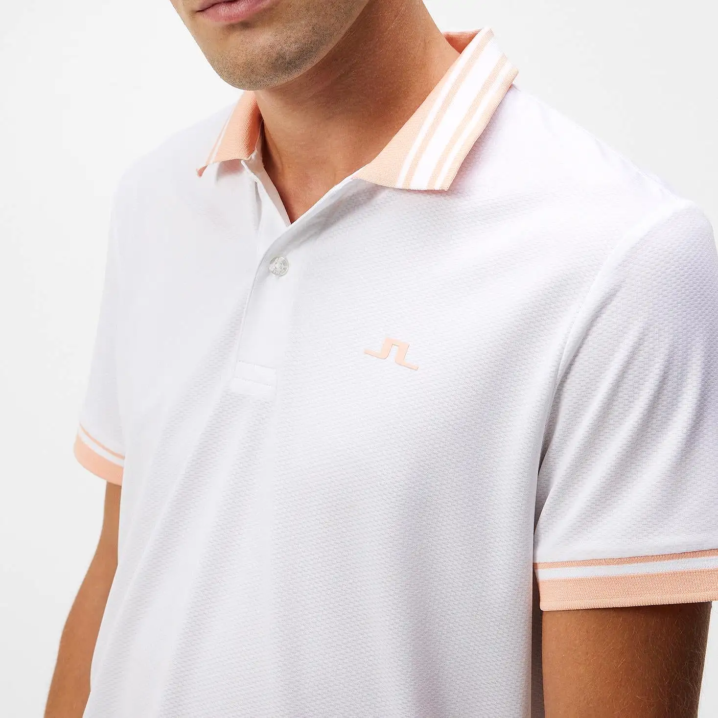 Reeve Tech Mesh Regular Fit Polo White - W23