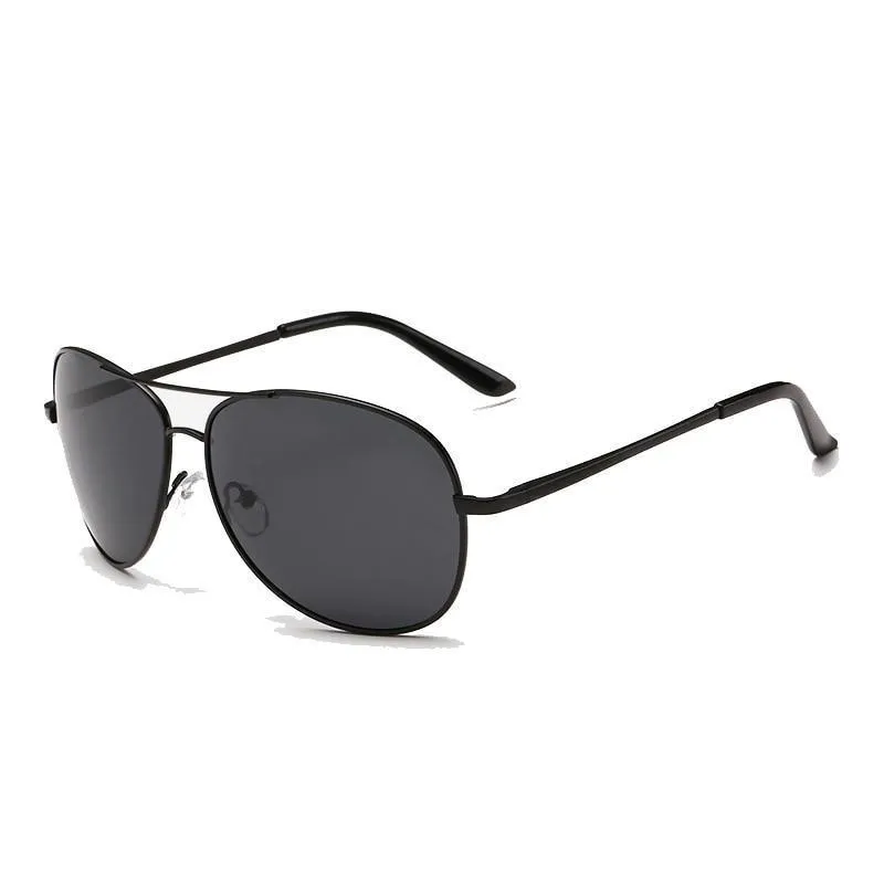 Retro Classic Men's Metal Frame UV400 Polarized Sunglasses