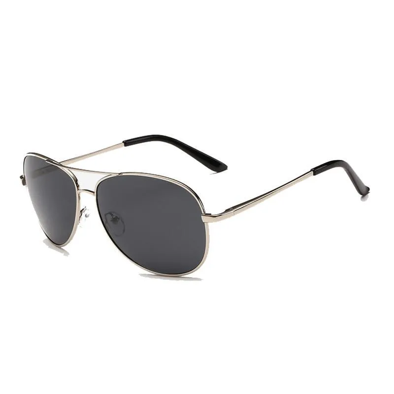 Retro Classic Men's Metal Frame UV400 Polarized Sunglasses