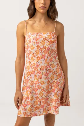 Rosa Floral Mini Dress Pink