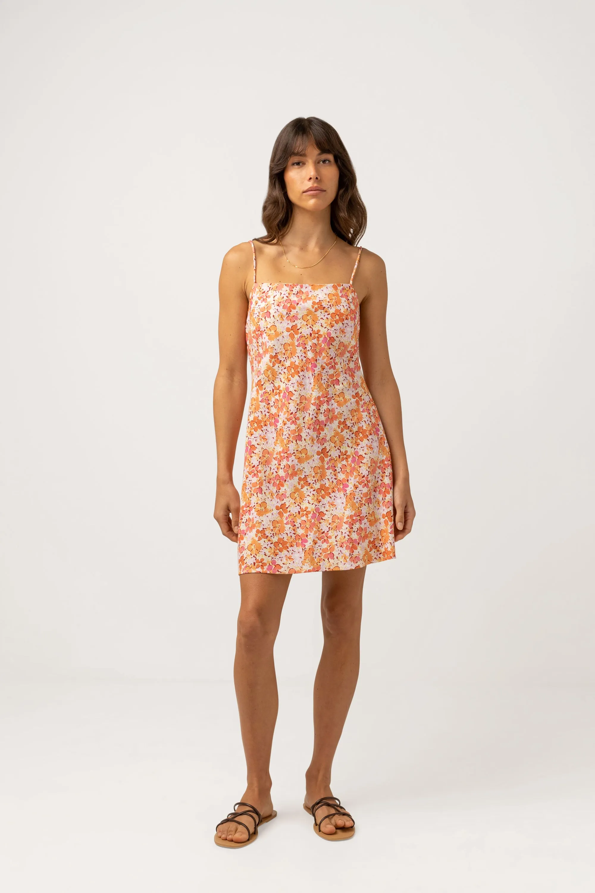 Rosa Floral Mini Dress Pink