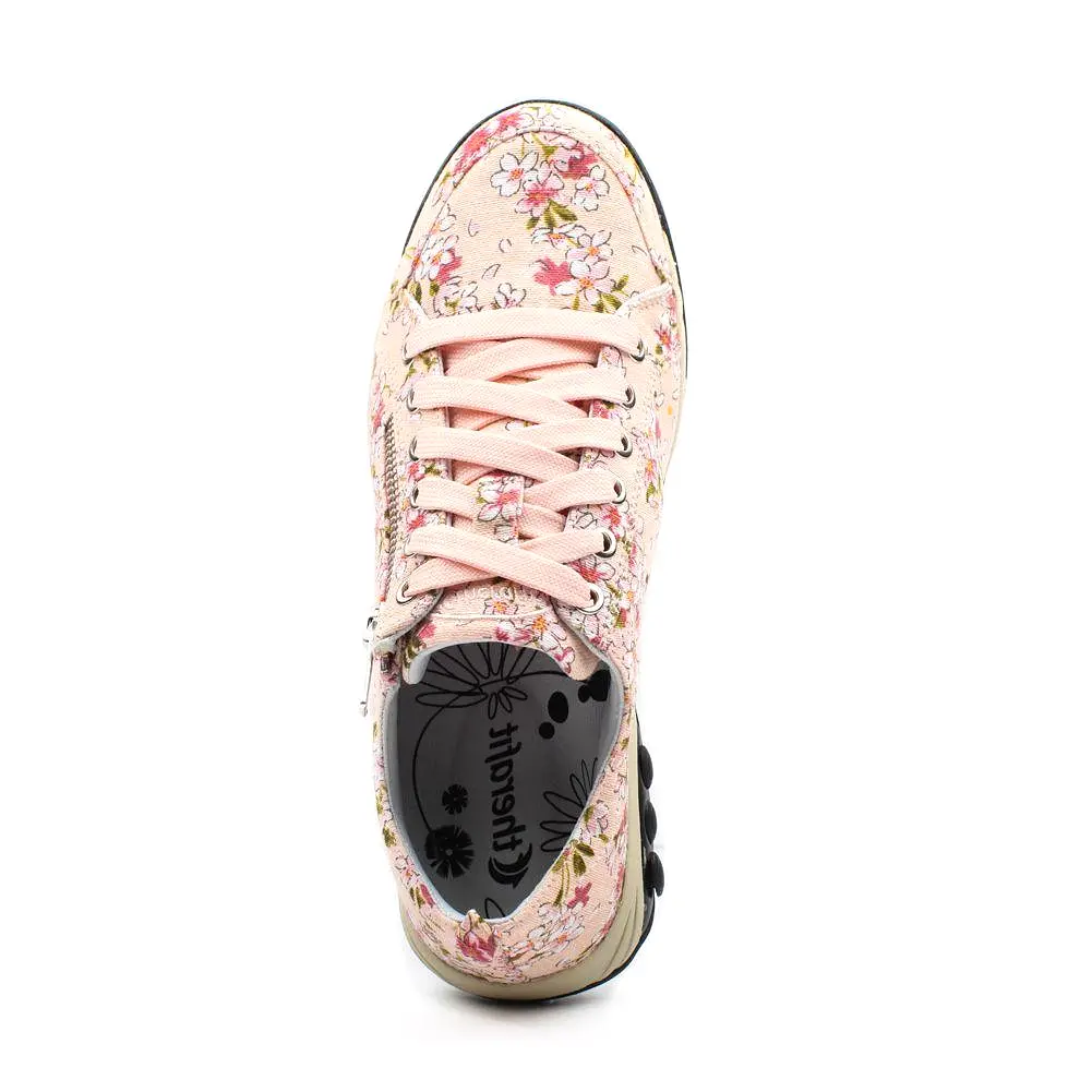 Sienna Prints Women's Side Zip Sport Casual Shoe