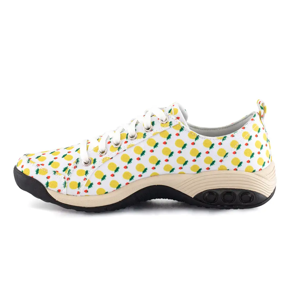 Sienna Prints Women's Side Zip Sport Casual Shoe