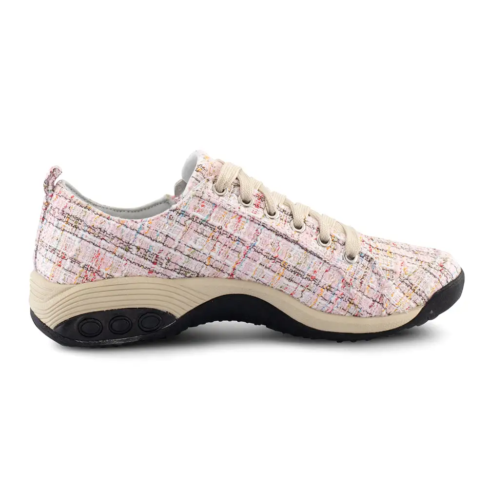 Sienna Prints Women's Side Zip Sport Casual Shoe