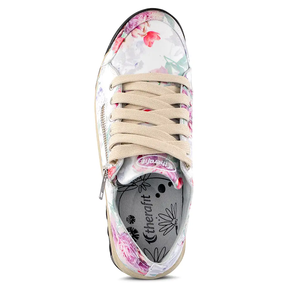 Sienna Prints Women's Side Zip Sport Casual Shoe