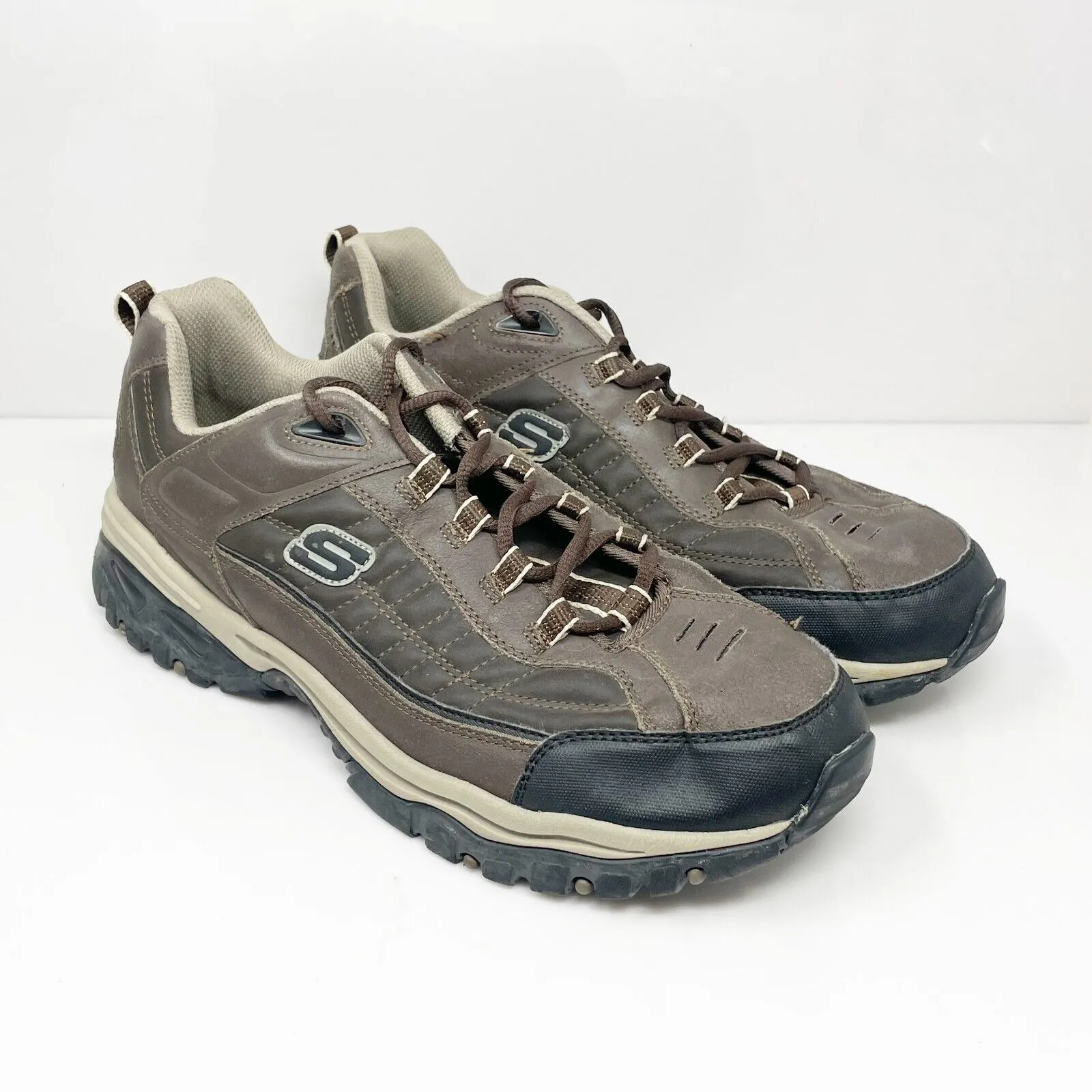 Skechers Mens Energy Downforce 50172EW Brown Casual Shoes Sneakers Size 13