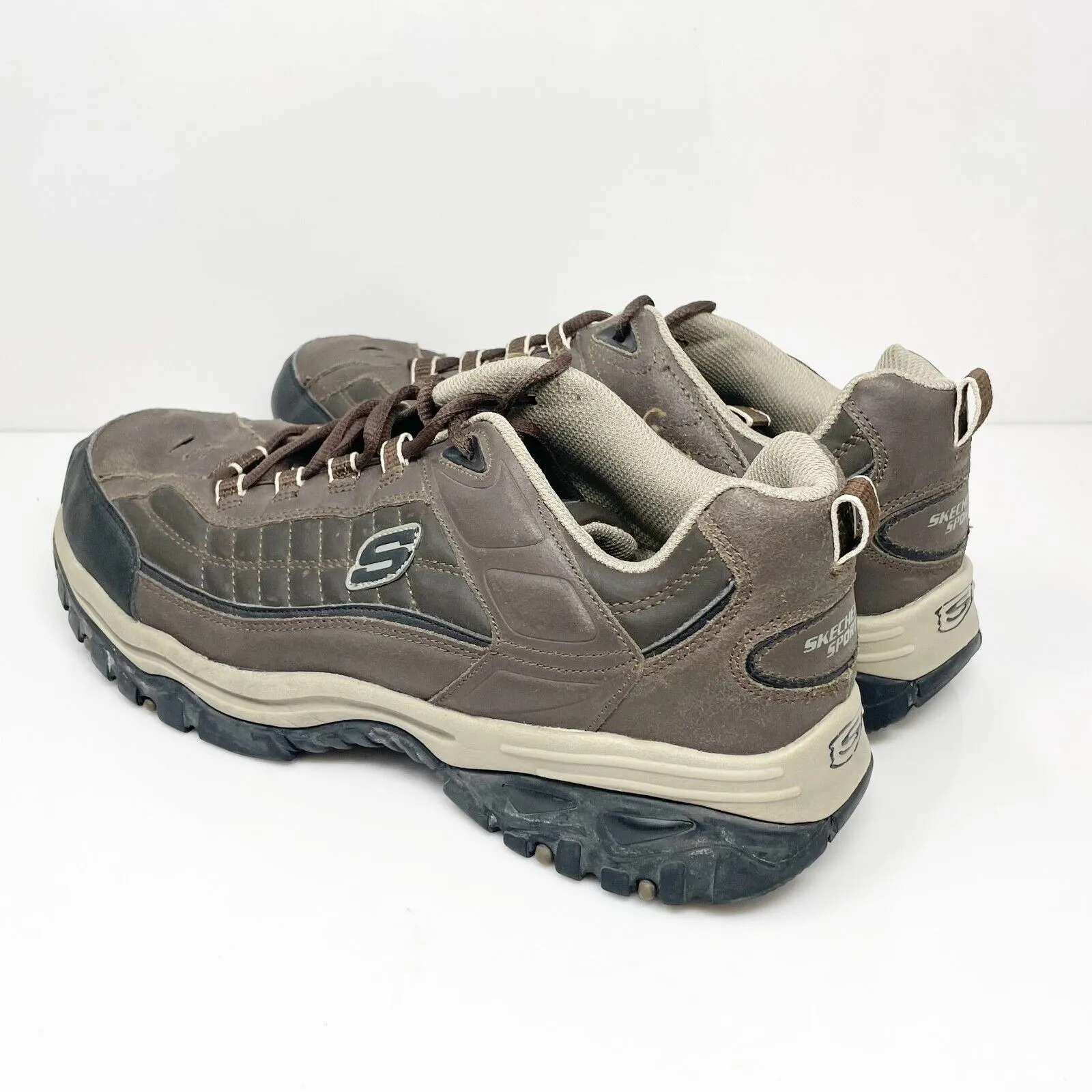 Skechers Mens Energy Downforce 50172EW Brown Casual Shoes Sneakers Size 13