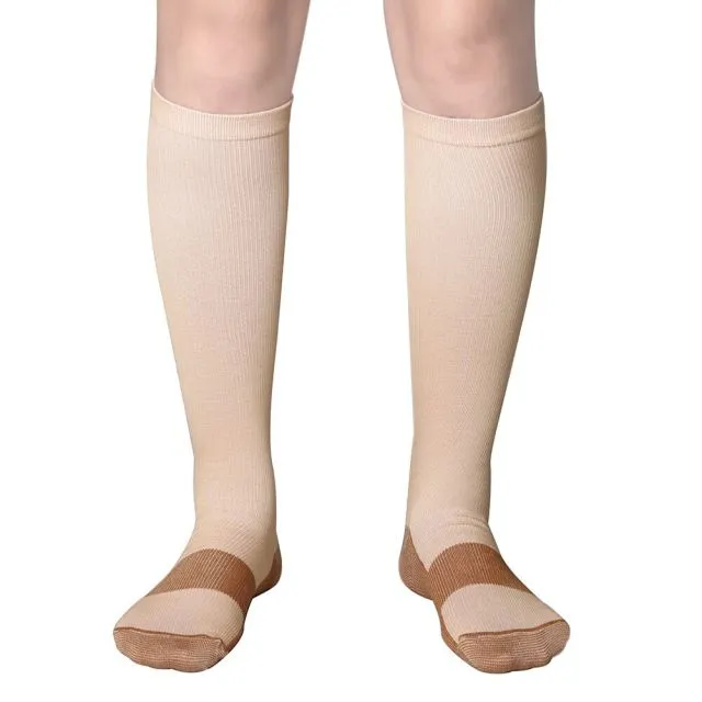 Skin Unisex Compression Blood Circulation Promotion Slimming Socks