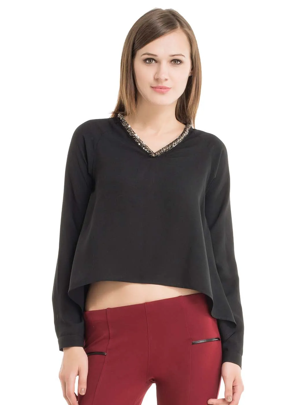 Stella Neckline Embellishedtop