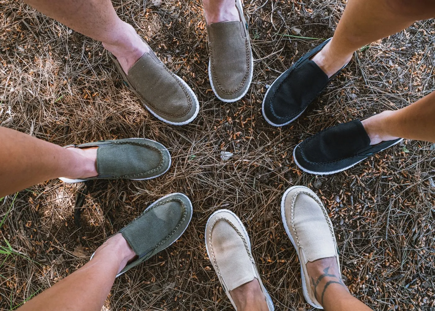 SunSlide Hemp Slip-on for Men in Dark Green