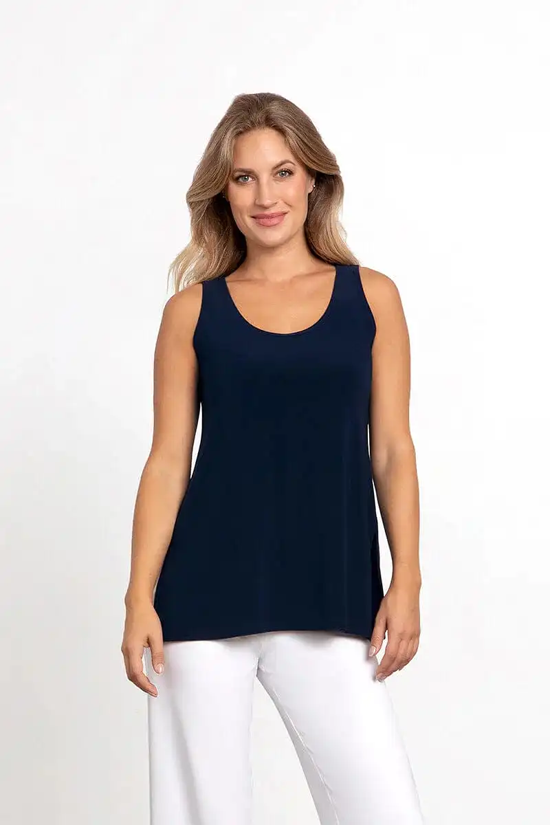 Sympli Basic Tank in Navy- 21120