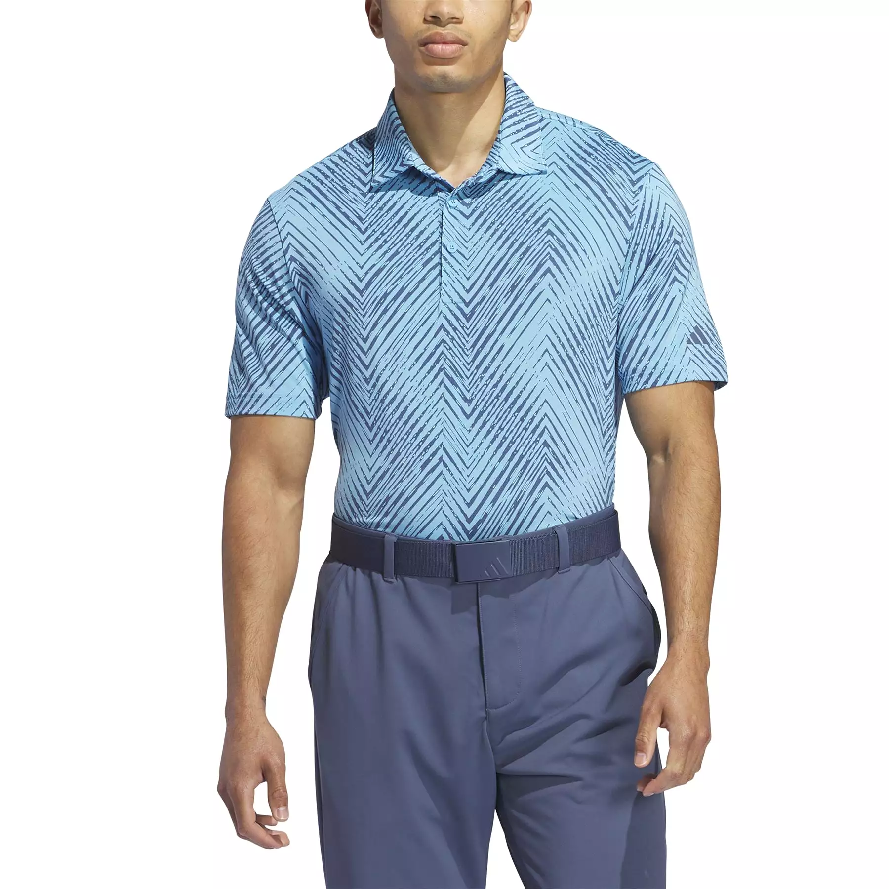 Ultimate365 Regular Fit All Over Print Polo Blue Burst - SS24