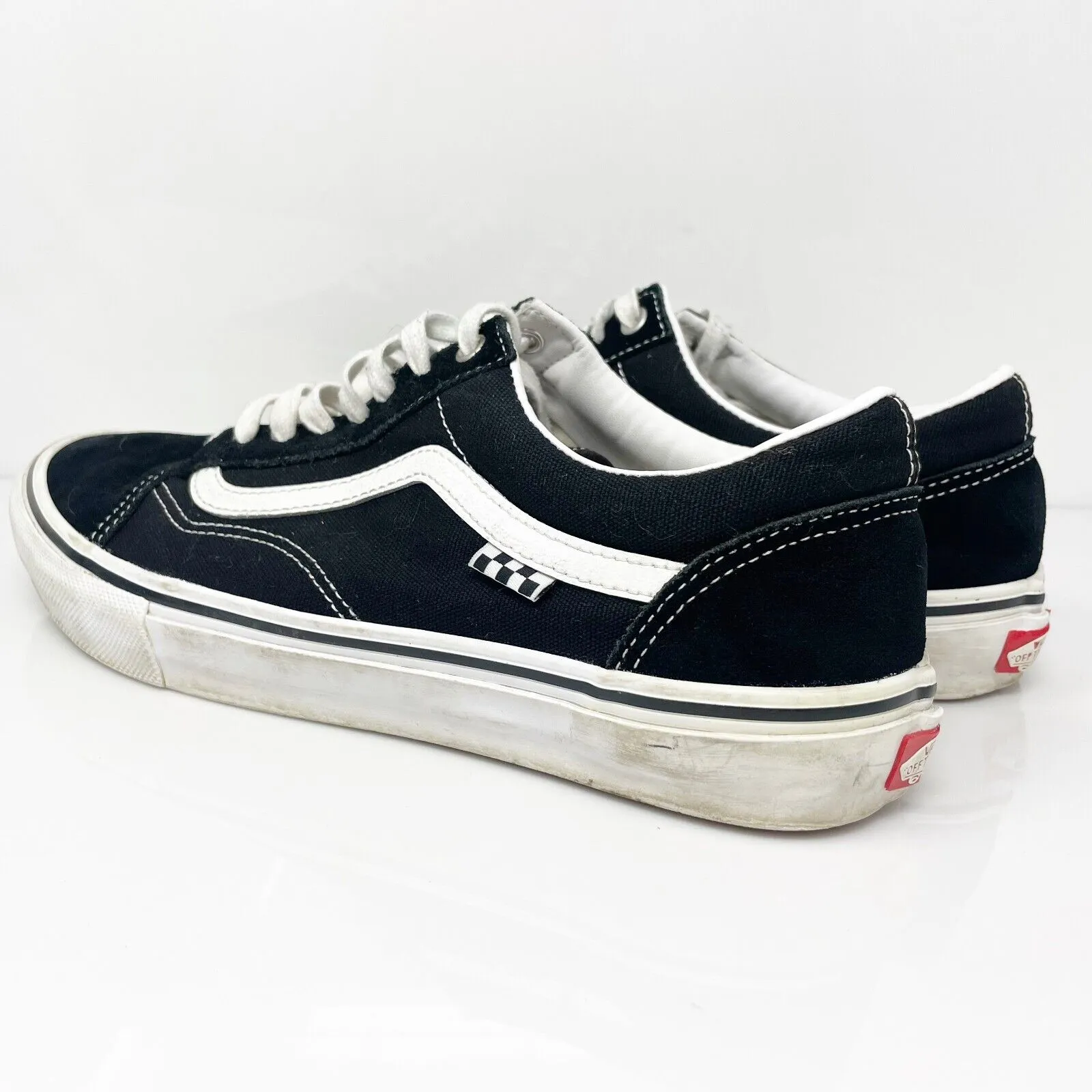 Vans Mens Off The Wall 500714 Black Casual Shoes Sneakers Size 11.5