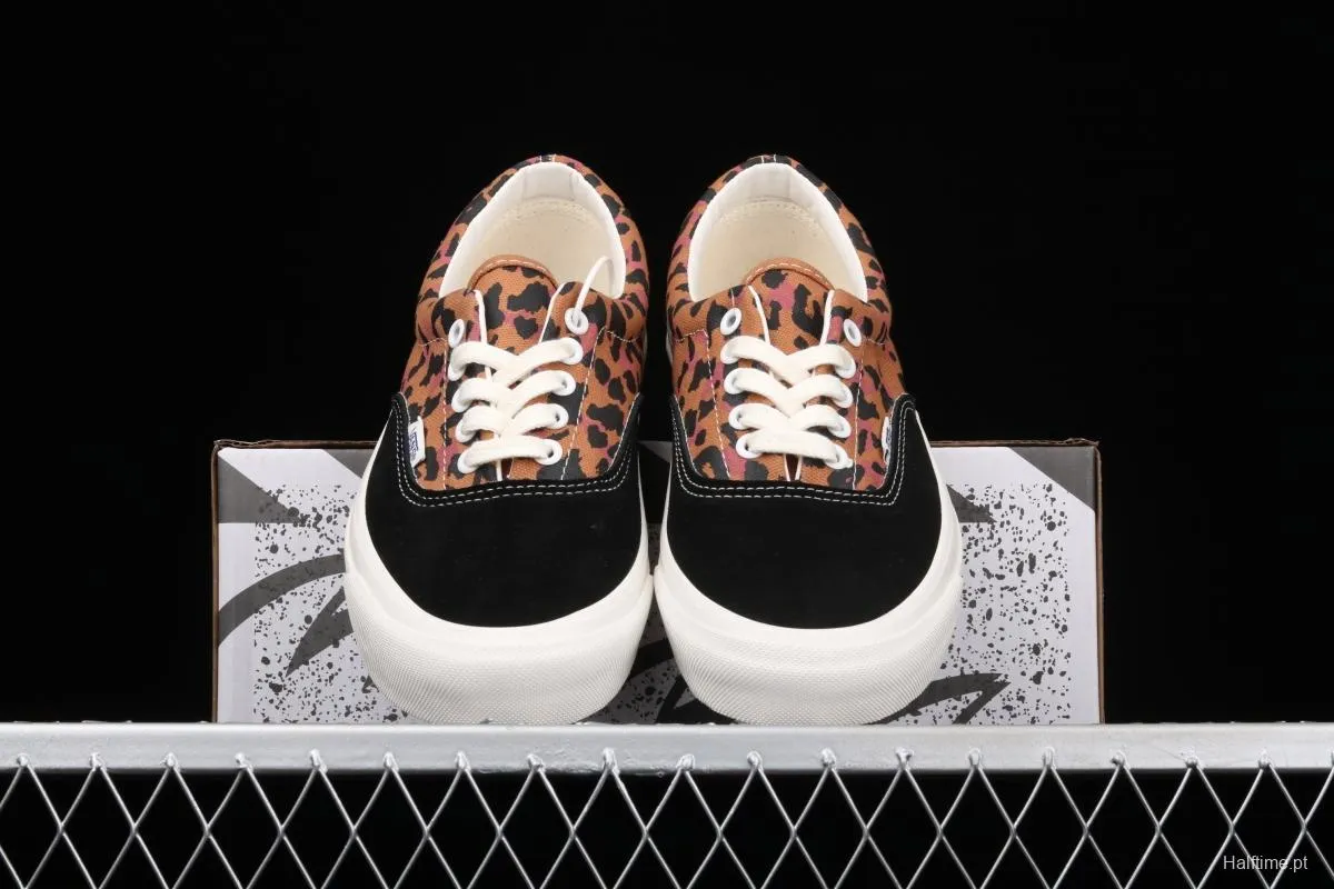 Vans Og Era Lx 2021 new leopard print spliced low-top casual board shoes VN0A3CXN4MC