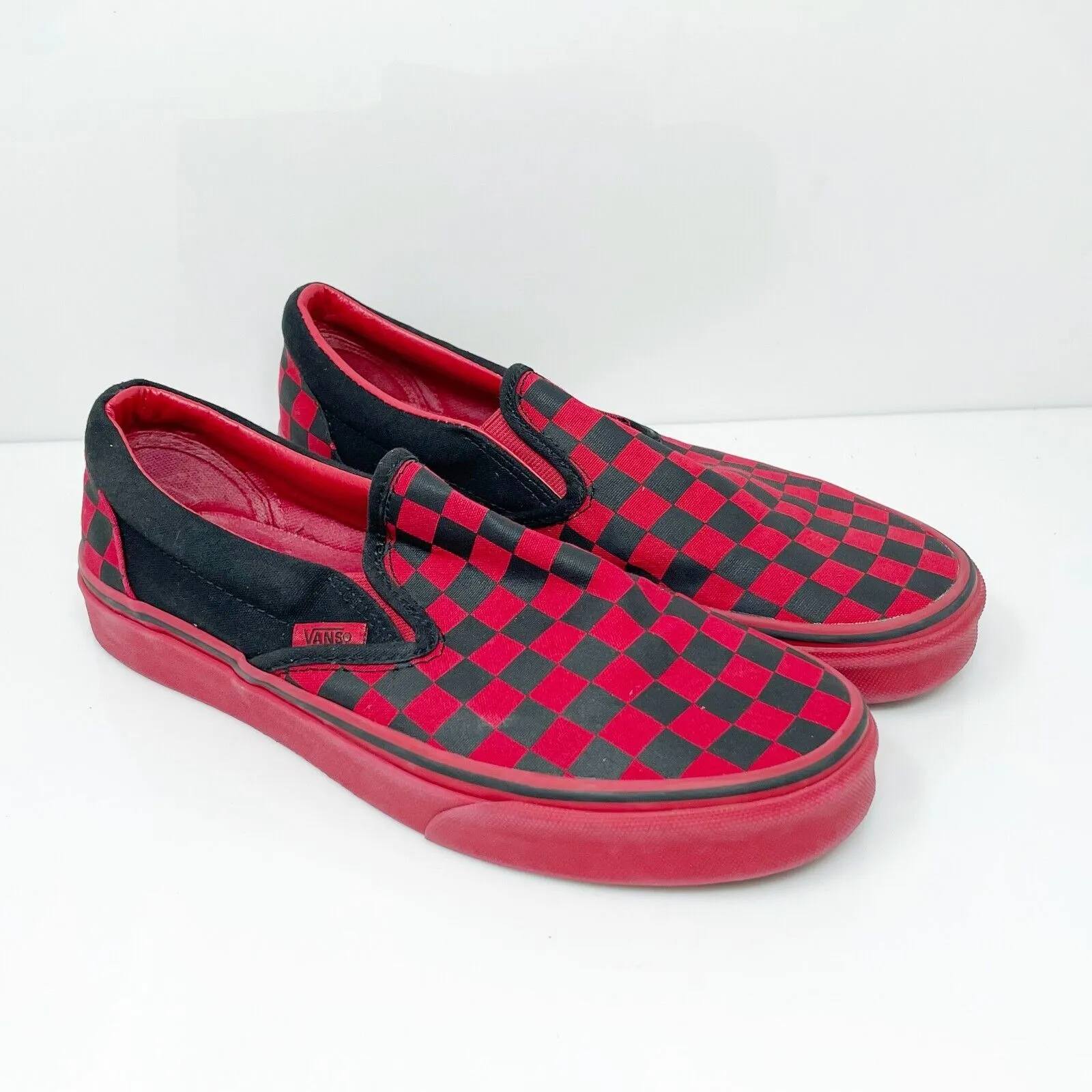 Vans Unisex Classic 500714 Red Casual Shoes Sneakers Size M 6.5 W 8