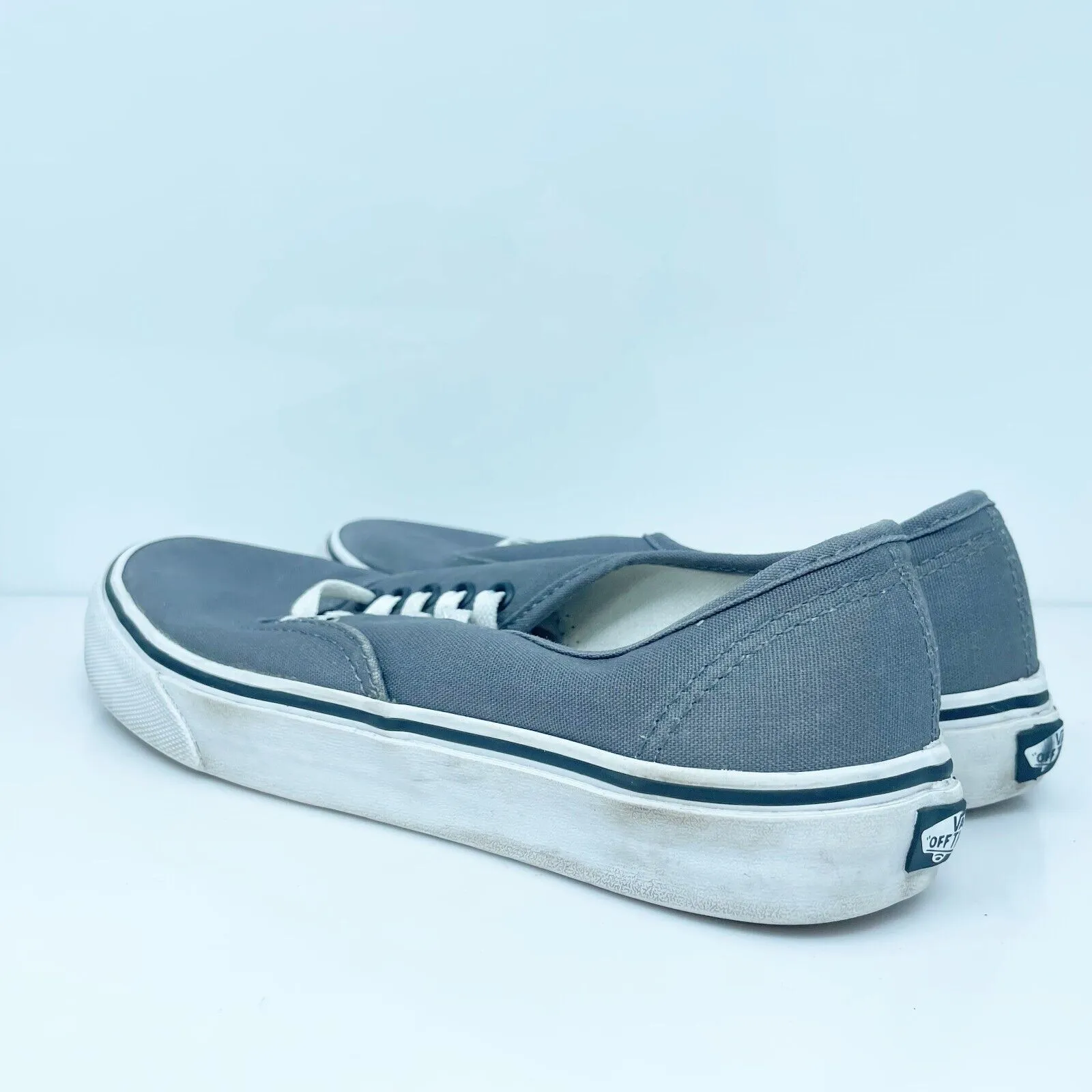 Vans Unisex Off The Wall TC6D Gray Casual Shoes Sneakers Size M 7 W 8.5