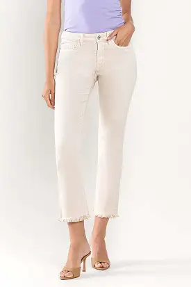 Vervet Parchment Straight Jeans