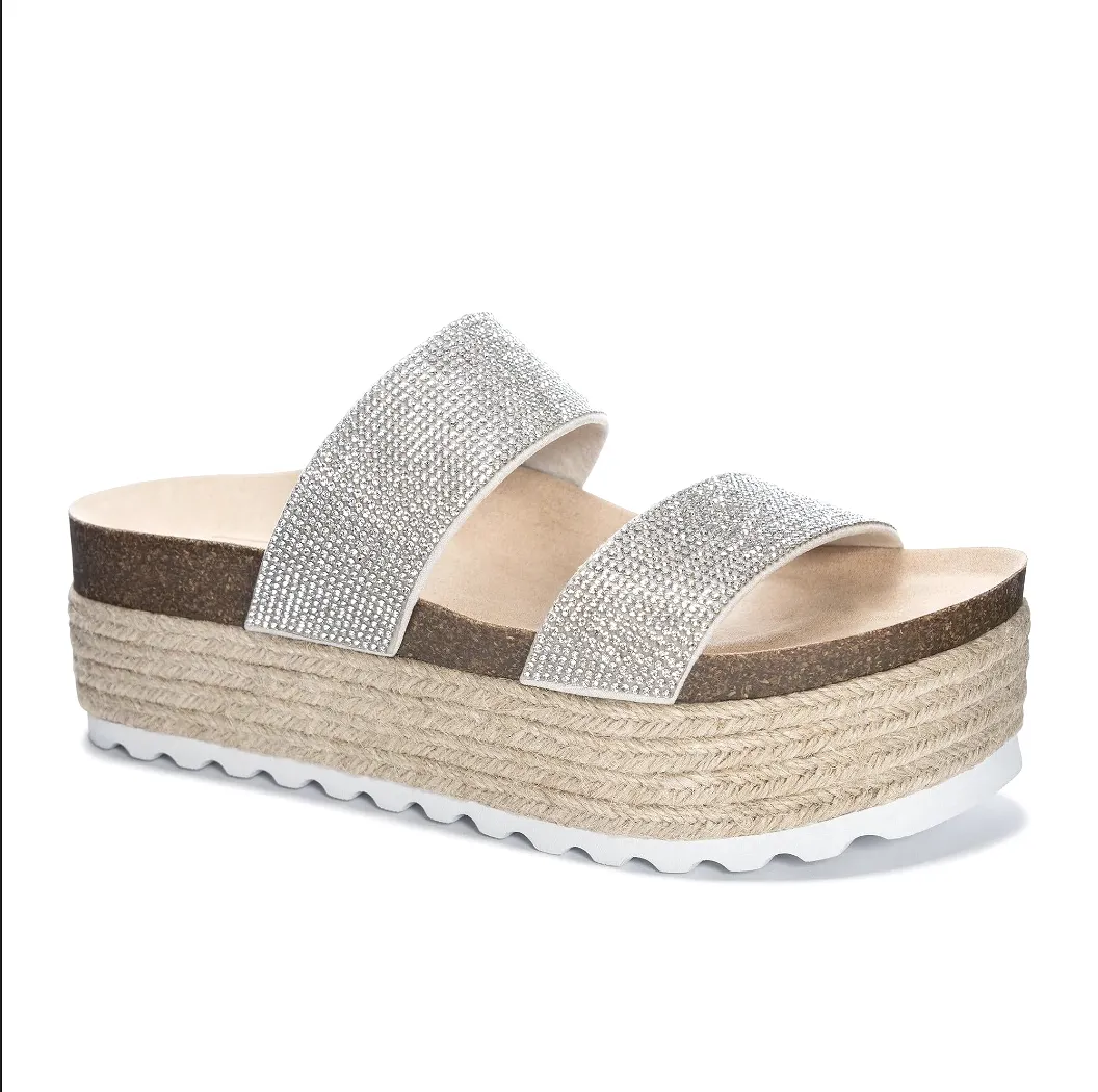 X Dirty Laundry  Preach Sandal in Natural